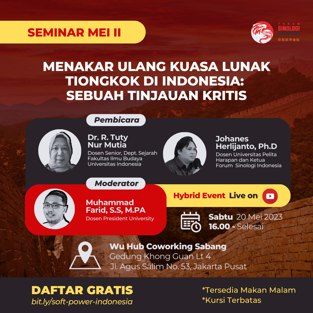 Menakar Ulang Kuasa Lunak Tiongkok di Indonesia: Sebuah Tinjauan Kritis