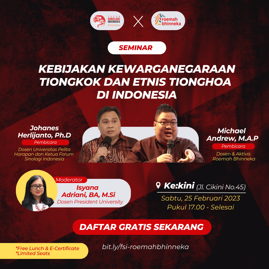Kebijakan Kewarganegaraan Tiongkok dan Etnis Tionghoa di Indonesia